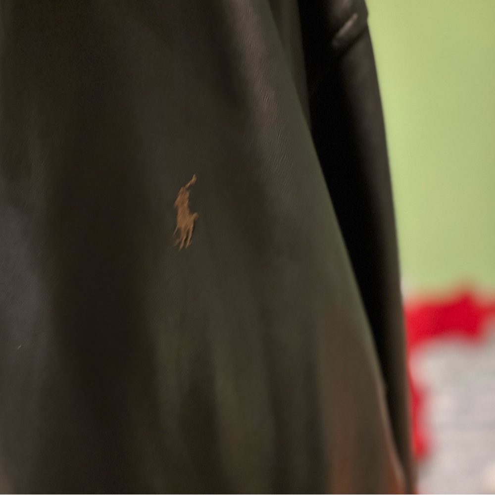 NWOT Men’s Ralph Lauren Lambskin Leather Jacket XXL - Picture 6 of 14